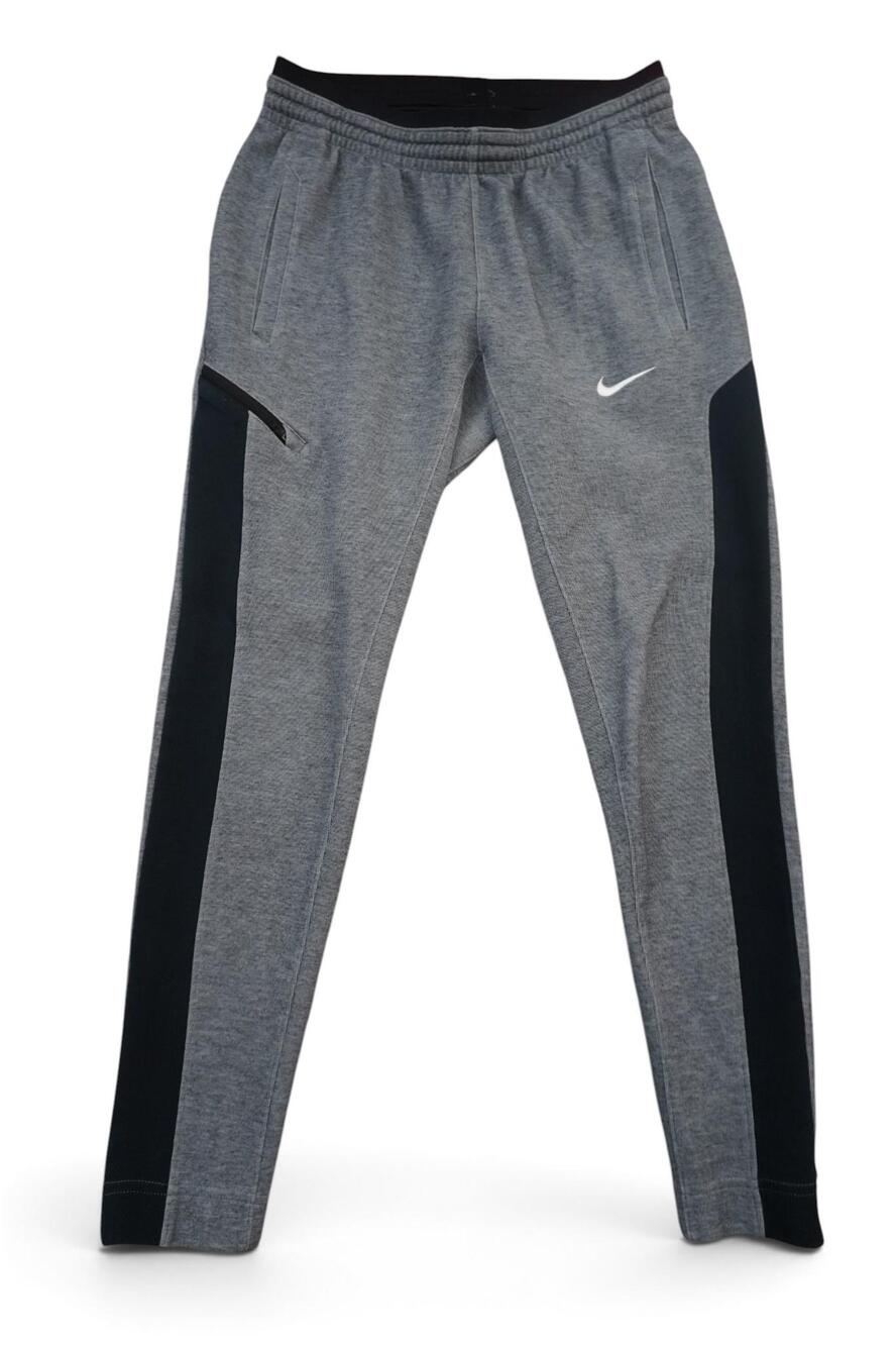 Nike Dri-FIT Pants Mens Small Gray Jogger Zip Pocket Running Athletic Track